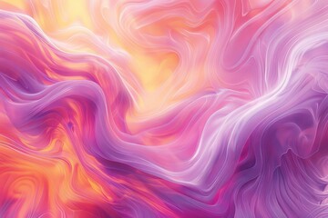 Obraz premium Produce a side view abstract background featuring dreamy swirls in a mesmerizing pink lady tone Capture fluidity and elegance using digital CG techniques