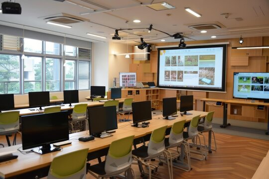 In a hightech learning center, the concept of lifelong learning is powered by determination and continuous improvement