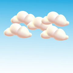 white holding clouds in the sky