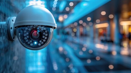 A security CCTV camera