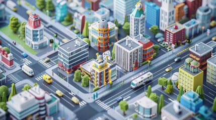 Smart City Infrastructure: Depict smart city infrastructure with connected public services, advanced transportation systems
