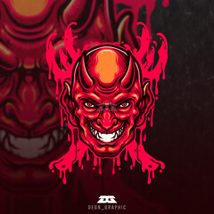 Demons Mascot Logo Design