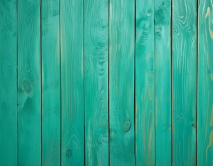 Naklejka premium Teal Green Background Texture in Painted Wood