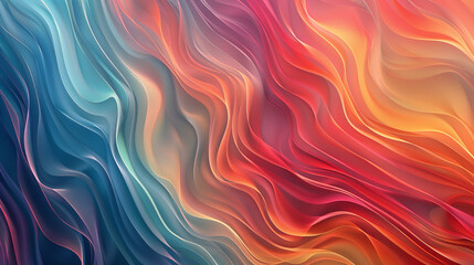 Fototapeta premium abstract background with gradient waves