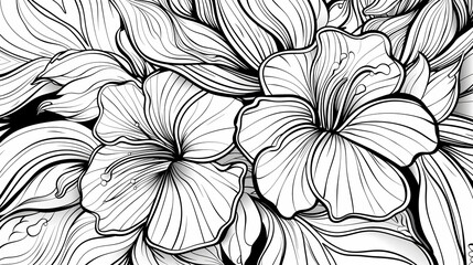 Adult colouring book page