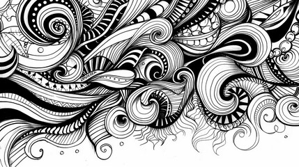 Adult colouring book page