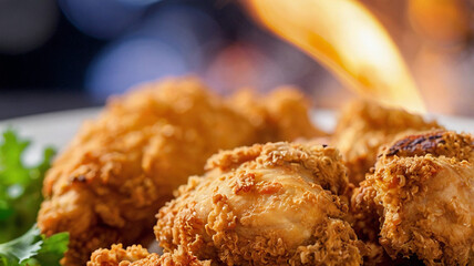 chicken on a grill