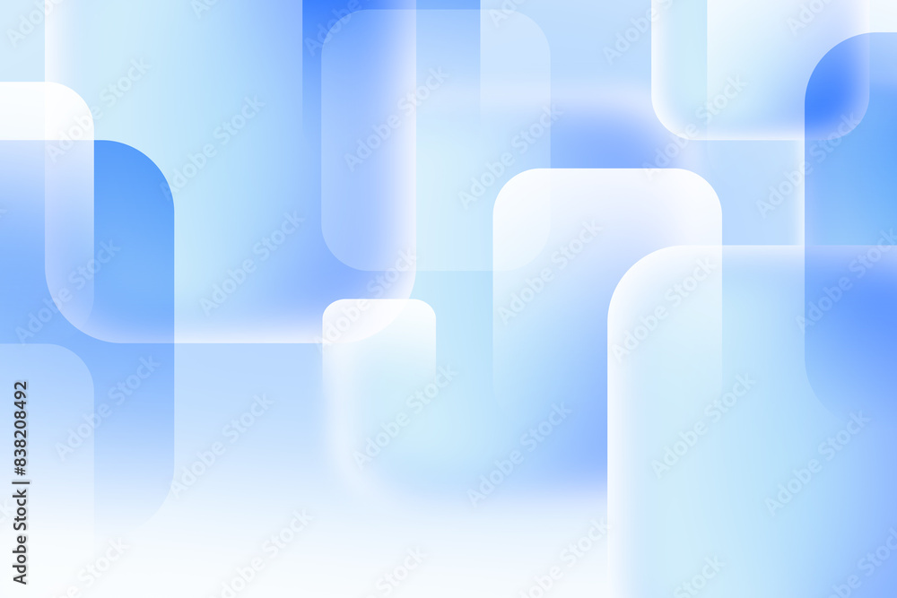 Poster abstract hitech technology geometric square background gradient soft light blue bokeh for graphic bu