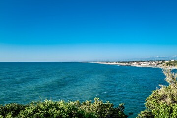 View to the ocean from Biazzitz in France