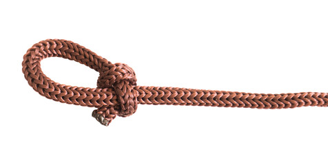 rope knot isolated on white