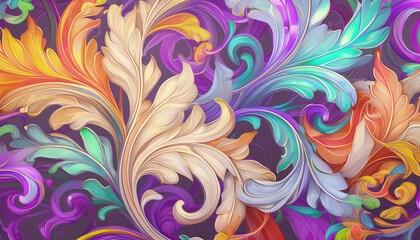 Fototapeta premium abstract background with swirls