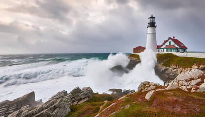 lighthouse on the coast