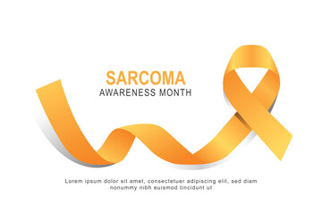 Sarcoma Awareness Month background.