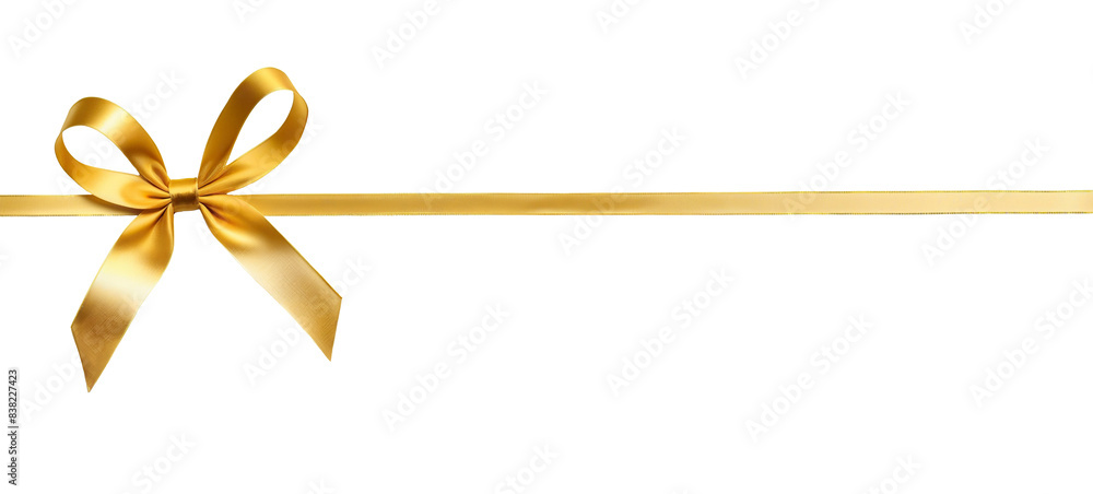 Canvas Prints ribbon bows on a transparent background