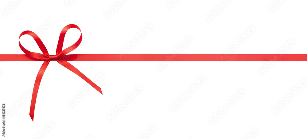 Canvas Prints ribbon bows on a transparent background