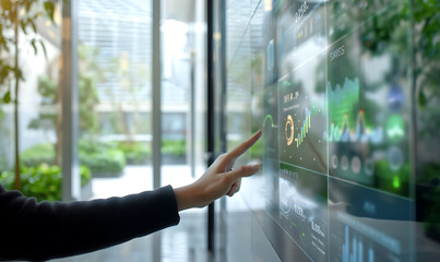 Eco-friendly smart thermostat interaction in modern setting