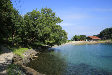 島根県松江市　桂島の風景