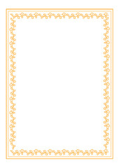 상장 프레임 증서 테두리 일러스트