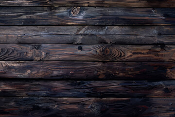 weathered barn wood background with knots. brown old wood