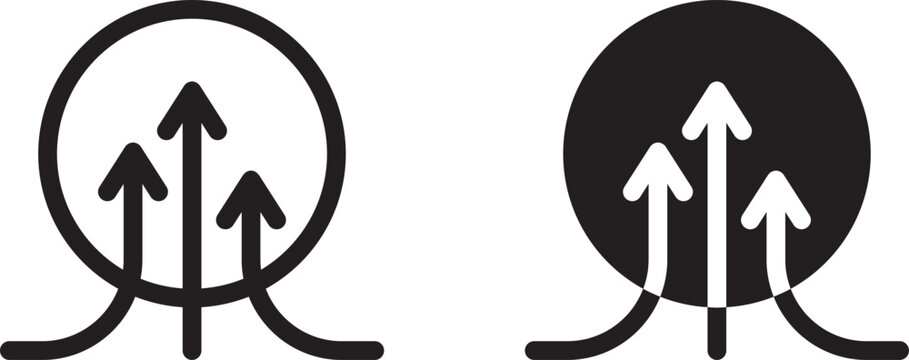 Strong suction icon , vector illustration