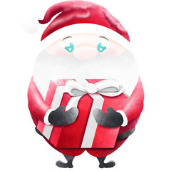 Santa Claus and gifts for good children