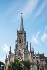 Fototapeta premium Close up from the Catedral São Pedro de Alcântara in Petropolis RJ Brazil. May 28 2024.