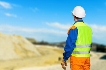 Geologist Explorers collect samples at work