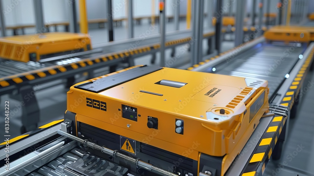 Aufkleber advanced parcel sorting robot system with amr and agv technology