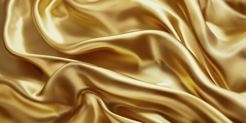 Elegant gold fabric background, luxury wallpaper