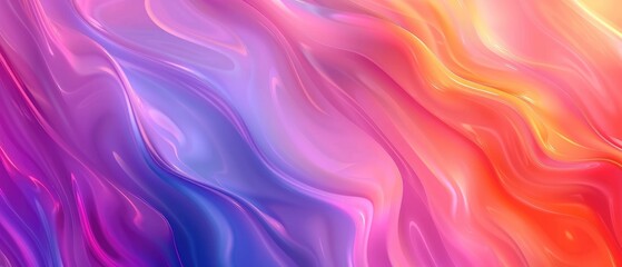 Obraz premium Abstract Background With Waves in Colorful Theme