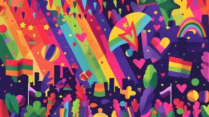 Celebrate Pride Month 2024: Embrace Love, Diversity, and Equality. Join us in honoring the LGBTQ+ community with vibrant colors, unity, and acceptance. Let's make this month a celebration for all