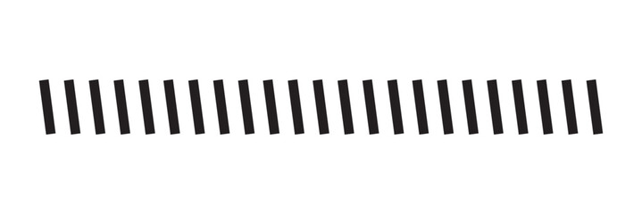 Slash line. Border with diagonal lines. Angle of tilt stripes. Diagonal parallel lines slash divider tilt strip geometric border vector.