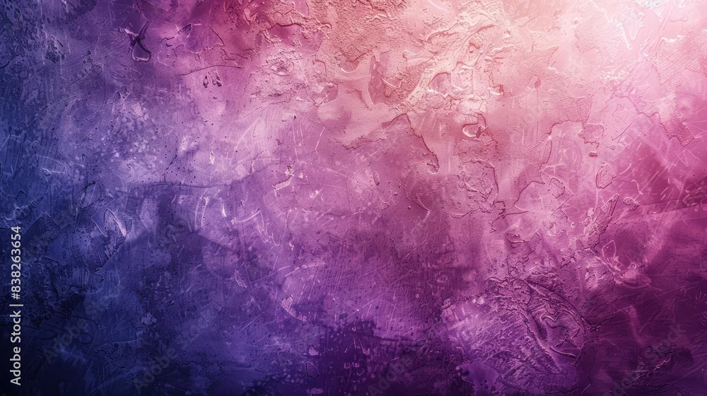Poster grungy purple and pink gradient background with shining light abstract rough texture