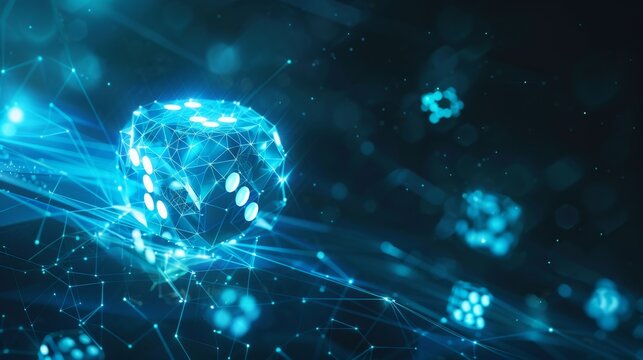 Cyber security technology abstracted on a global network background. 3D illustration.