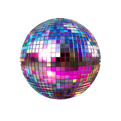 disco ball clip art, white background, png.