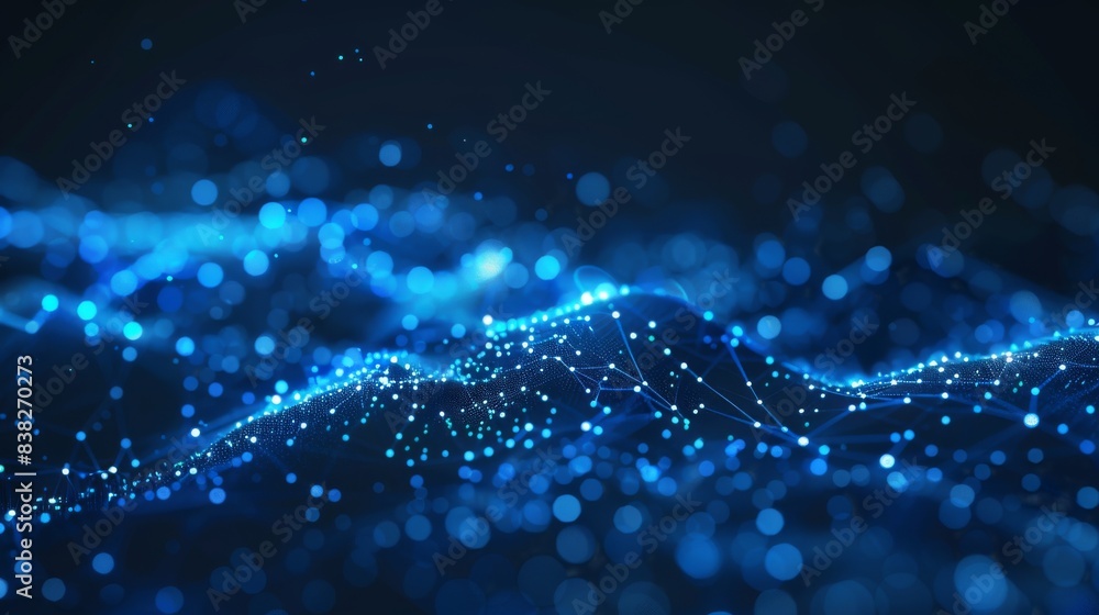 Poster structure of network connections. background for business event. science background. big data digita