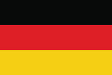 Germany flag, The national flag of China, Vector illustration.