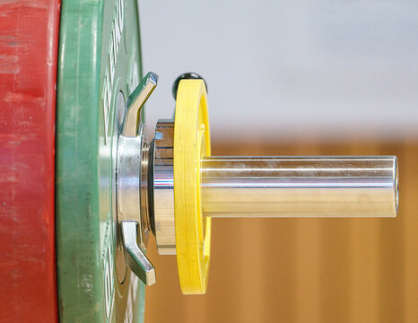 Langhantel Detailfoto Kraftsport Gewichtheben