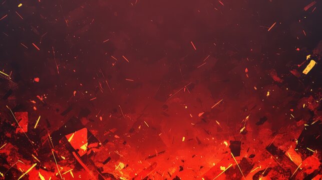 black and red dark background fire flame texture and smoke energetic anime vibes