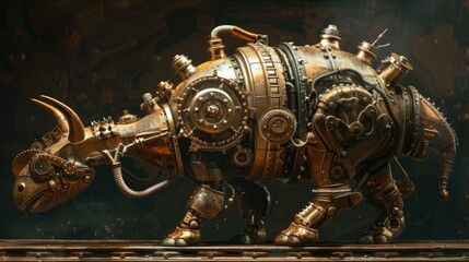  Steampunk Anteosaurus
