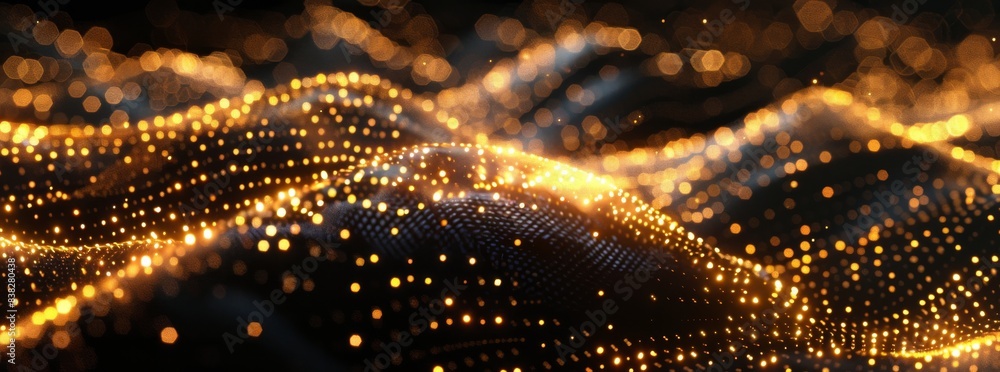 Poster this digital background is ideal for technological operations such as neural networks, artificial in