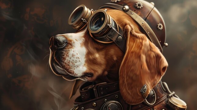Steampunk Beaglier.