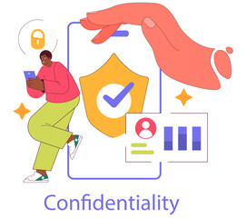 Millennials Targeting. Flat Vector Illustration