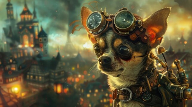 Steampunk Chihuahua