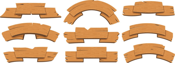 Wild west saloon empty signboards