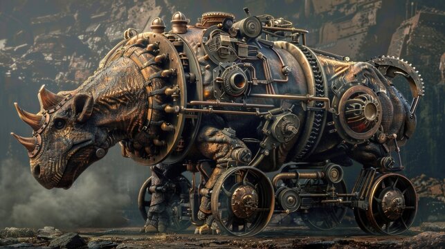 Steampunk Diprotodon