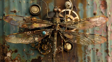  Steampunk Dragonfly