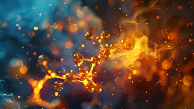 Dangerous Molecule Glowing with Potential Hazard: A Detailed of a Perilous Chemical Compound