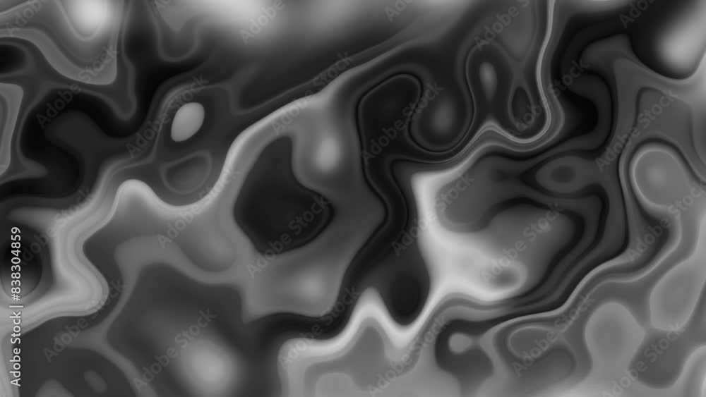 Poster wavy background, latex glossy neon colors lustrous texture pattern background animation, shiny and g