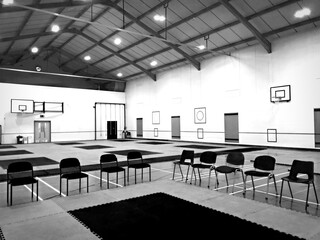 conference room with chairs
